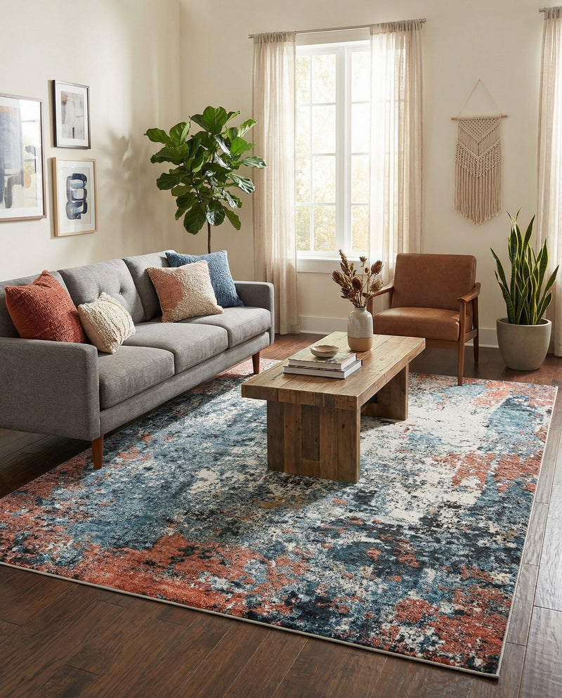 Dresden Elegance Collection Area Rug -  Seiffen Rectangle Multi  lifestyle 9