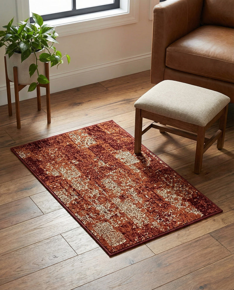 Autumn Meadow Collection Area Rug -  Harvesthill Rectangle Terracotta  lifestyle 16