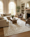 Sanctuary Retreat Collection Area Rug -  Enclave Rectangle Snow White  lifestyle 16