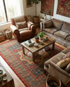 Ottoman Elegance Collection Area Rug -  Cappadocia Rectangle Navy Blue  lifestyle 49