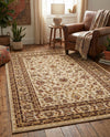 Jaipur Elegance Collection Area Rug -  Nahargarh (Cream) Rectangle Cream  lifestyle 29