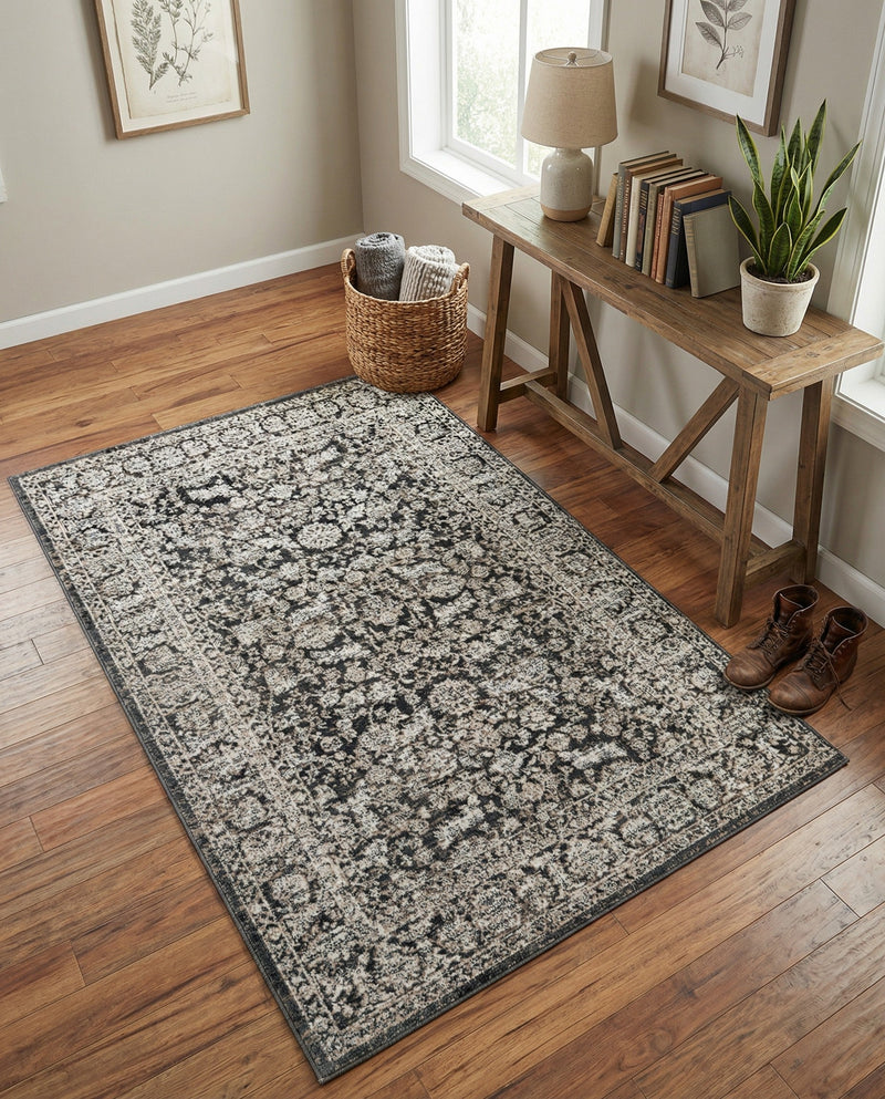 Metro Heights Collection Area Rug -  Astoria Rectangle Navy Blue  lifestyle 34