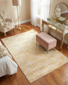 Hollywood Luxe Collection Area Rug -  Rodeo Rectangle White Gold  lifestyle 34