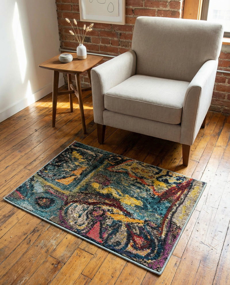 Autumnal Tapestry Collection Area Rug - Harvestville Rectangle Multi  lifestyle 22