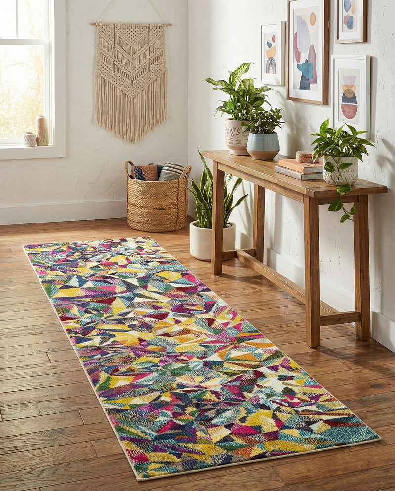 Marrakesh Elegance Collection Area Rug -  Toubkal Runner Multi  lifestyle 55
