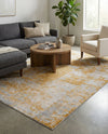 Bloomsbury Elegance Collection Area Rug -  Belgravia Rectangle Yellow  lifestyle 22