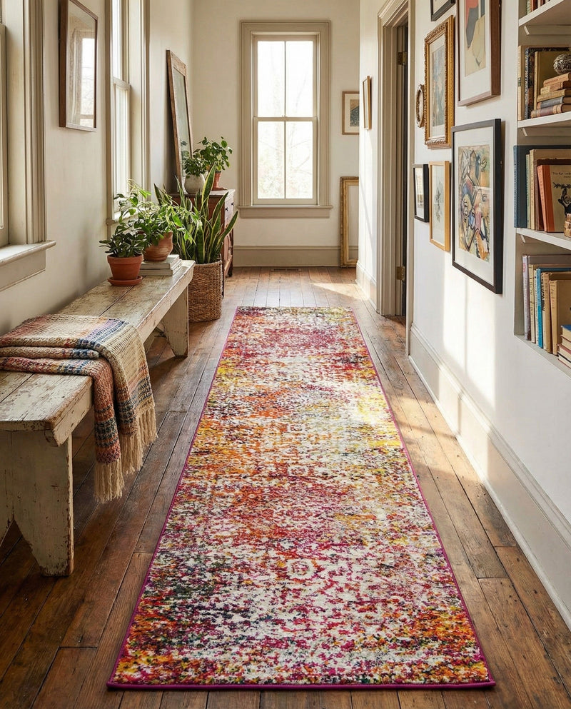 Georgetown Rugs Collection Area Rug - Dupont (Multi) Runner Multi  lifestyle 87