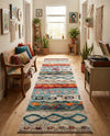 Colorburst Oasis Collection Area Rug -  Lagoon Runner Multi  lifestyle 43