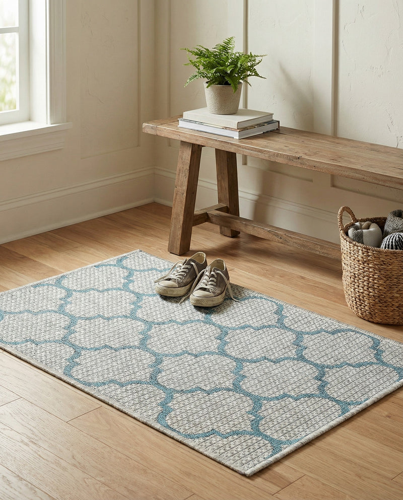 Savannah Pergola Collection Area Rug - Arbor (Gray) Rectangle Gray  lifestyle 24