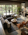 Trellis Mosaic Collection Area Rug - Arborville (Dark Gray) Rectangle Dark Gray  lifestyle 11