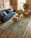 Caribbean Cove Collection Area Rug -  Tobago Rectangle Aqua  lifestyle 8
