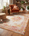 Geneva Terrace Collection Area Rug -  Vevey Rectangle Ivory  lifestyle 31