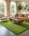 Plush Oasis Collection Area Rug - Serenity (Grass Green) Rectangle Grass Green  lifestyle 25