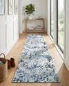 Aegean Elegance Washables Collection Area Rug -  Andros Runner Gray Navy Green  lifestyle 62