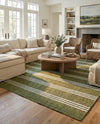 Urban Oasis Rugs Collection Area Rug -  District (Green) Square Green  lifestyle 65