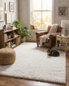 Alpine Plush Collection Area Rug -  Cortina (White) Rectangle White  lifestyle 14