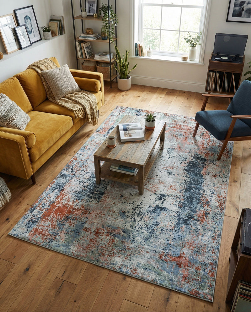Aegean Elegance Washables Collection Area Rug -  Ithaca Rectangle Multi  lifestyle 21