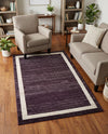 Studio Haven Collection Area Rug -  Alcove (Violet) Rectangle Violet  lifestyle 10
