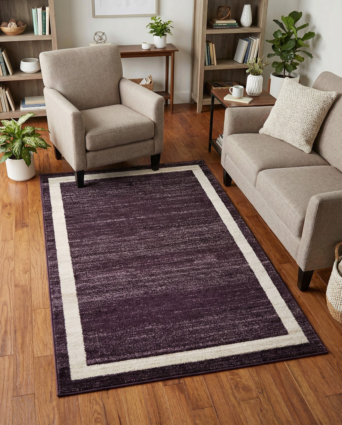 Studio Haven Collection Area Rug -  Alcove (Violet) Rectangle Violet  lifestyle 10