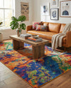 Caribbean Cove Collection Area Rug -  Bequia Rectangle Multi  lifestyle 24
