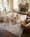 Arcadia Rugs Collection Area Rug -  Xanadu Rectangle Salmon  lifestyle 22
