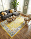 Caribbean Breeze Collection Area Rug -  Andros Rectangle Yellow  lifestyle 44