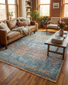 Coastal Haven Collection Area Rug -  Oceania Rectangle Multi  lifestyle 9