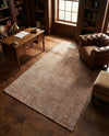 Berkshire Estate Collection Area Rug - Windsor (Cocoa Bean Brown) Rectangle Cocoa Bean Brown  lifestyle 12