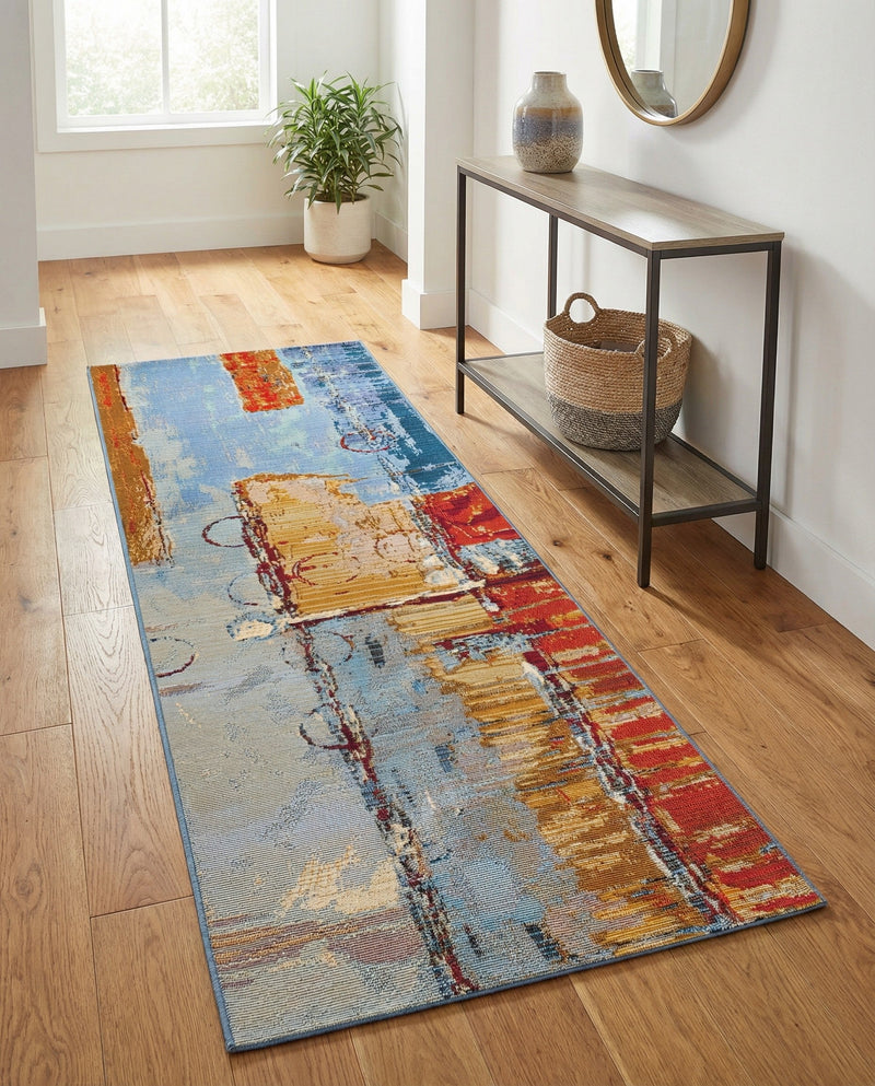 Urban Terrace Collection Area Rug -  Arbour Runner Multi  lifestyle 27