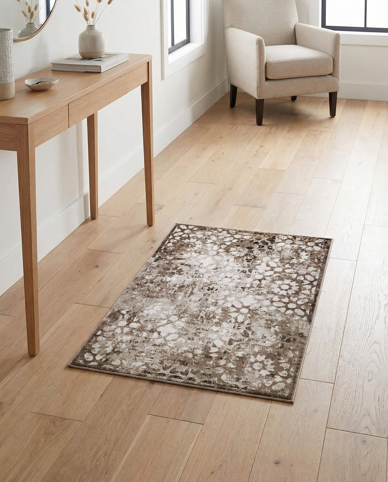 Riviera Elegance Collection Area Rug -  Vence Rectangle Brown  lifestyle 34