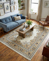 Persian Elegance Collection Area Rug - Isfahan Rectangle Cream  lifestyle 29