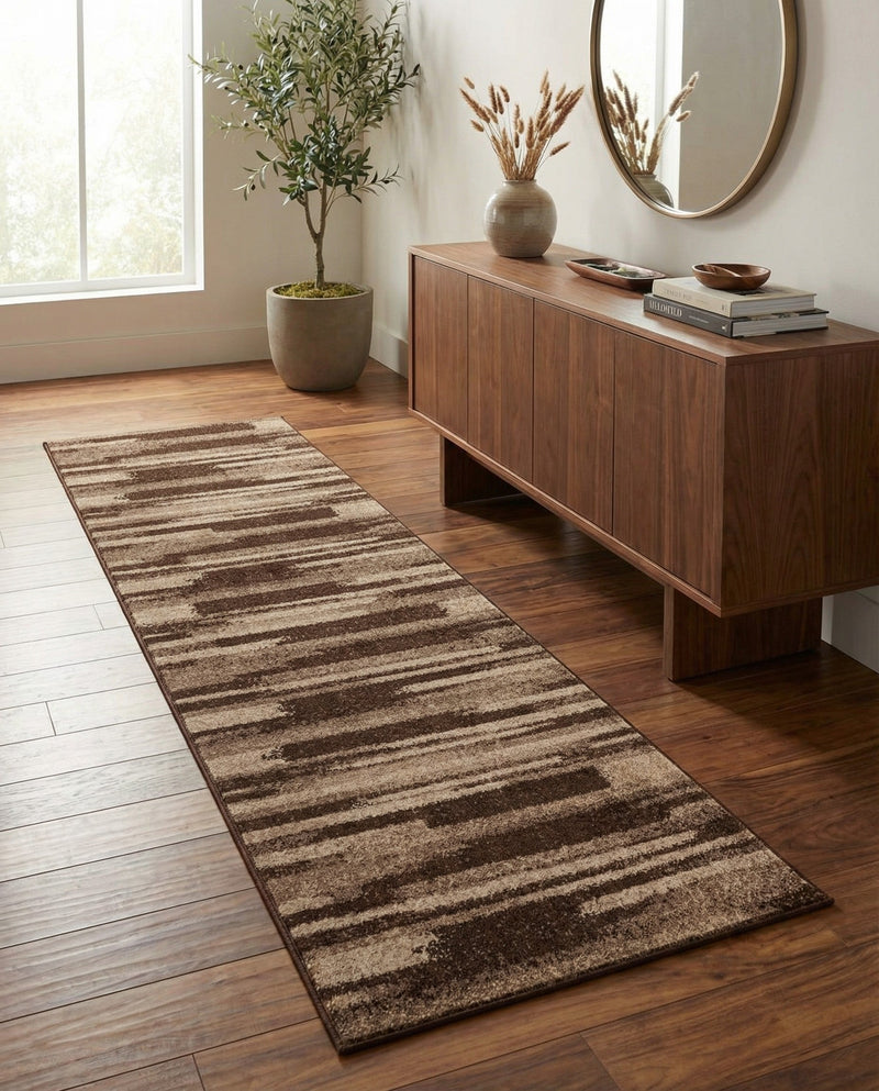 Autumn Meadow Collection Area Rug -  Duskridge Runner Brown  lifestyle 79