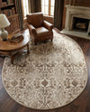 Andes Summit Collection Area Rug -  Merida Oval Dark Beige  lifestyle 79