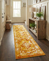 Riviera Elegance Collection Area Rug -  Menton (Orange) Runner Orange  lifestyle 82