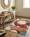 Aegean Elegance Washables Collection Area Rug -  Crete Rectangle Multi  lifestyle 24
