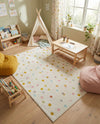Wonder Tykes Collection Area Rug -  Fable Rectangle Ivory  lifestyle 9
