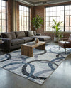 Santa Fe Trails Collection Area Rug -  Taos Rectangle Ivory  lifestyle 8