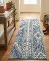 Cascade Range Collection Area Rug - Hood (Blue Gray) Runner Blue Gray  lifestyle 33