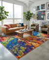 Caribbean Cove Collection Area Rug -  Bequia Rectangle Multi  lifestyle 10