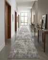 Riviera Elegance Collection Area Rug -  Grasse Runner Dark Gray  lifestyle 77