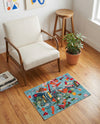 Colorburst Oasis Collection Area Rug -  Fresco Rectangle Aqua  lifestyle 21