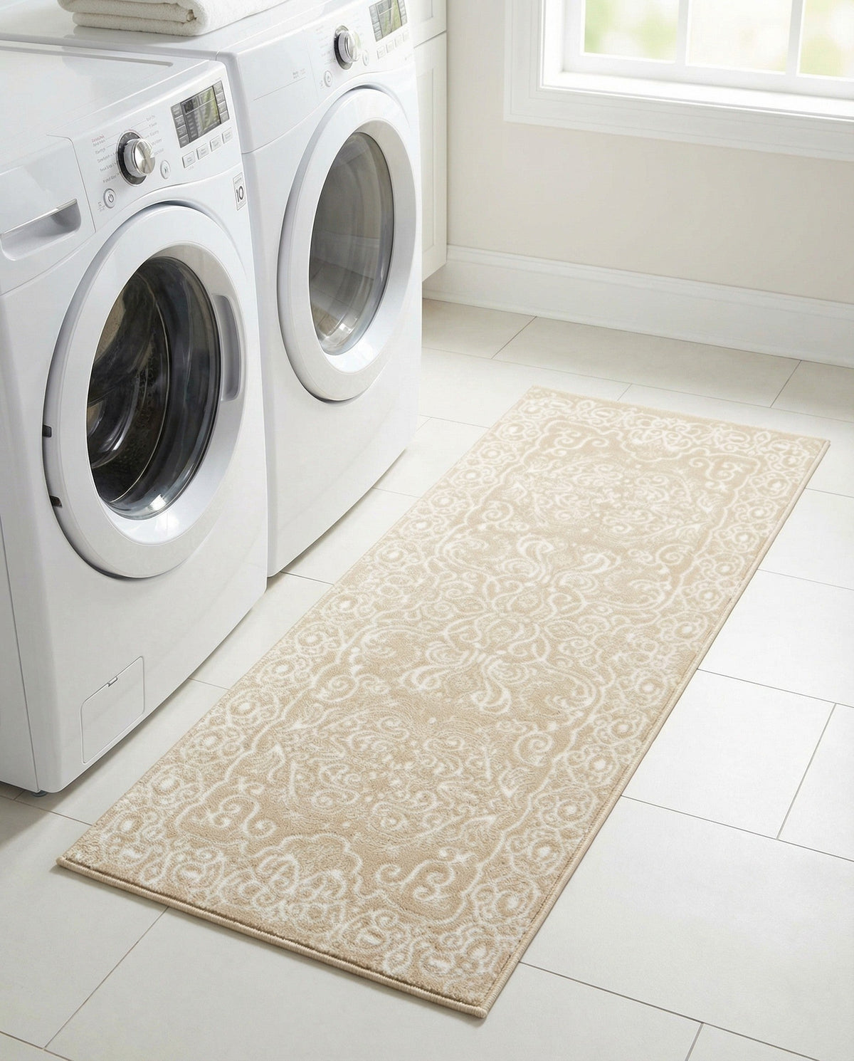 Andes Summit Collection Area Rug -  Lanín Runner Beige  lifestyle 98