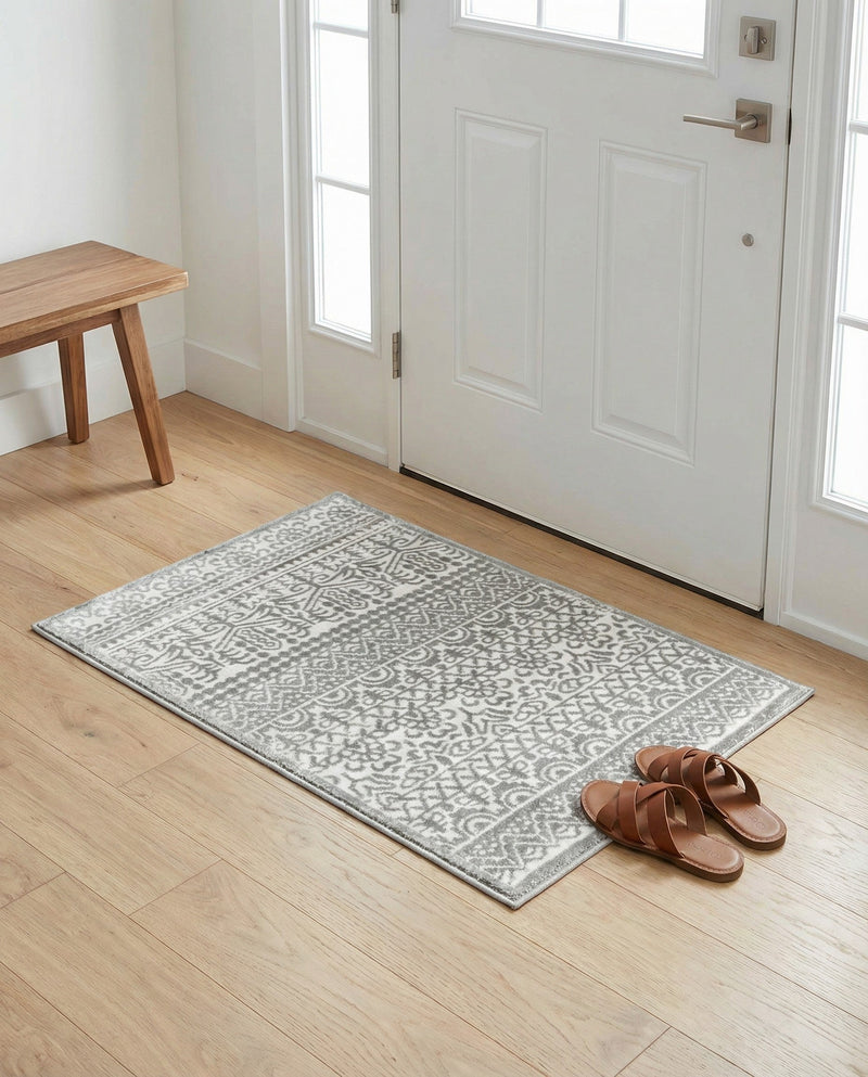 Metro Heights Collection Area Rug -  Chelsea Rectangle Gray  lifestyle 18