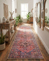 Heritage Elegance Collection Area Rug -  Alhambra Runner Red  lifestyle 72