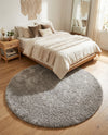 Majestic Manor Collection Area Rug - Versailles (Silver Screen) Round Silver Screen  lifestyle 59