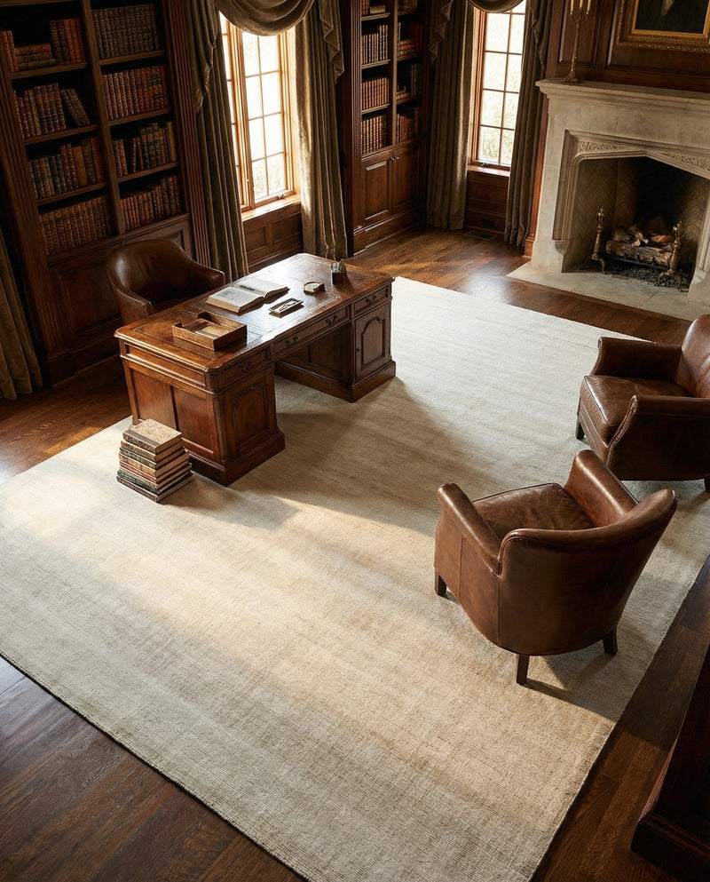 Berkshire Estate Collection Area Rug - Windsor (Vanilla Bean) Rectangle Vanilla Bean  lifestyle 7