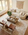 Luminara Sands Collection Area Rug - Elysium (Sand) Rectangle Sand  lifestyle 16