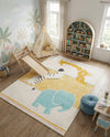 Wonder Tykes Collection Area Rug -  Wonderland Rectangle Ivory  lifestyle 7