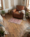 Sierra Collection Area Rug -  Shasta Rectangle Pink  lifestyle 17