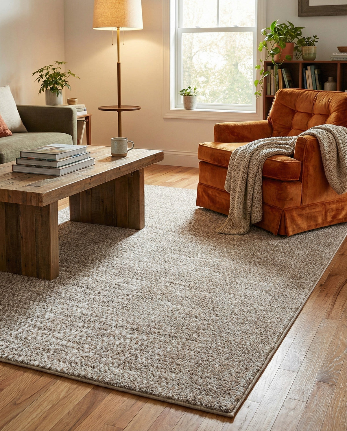 Sienna Collection Area Rug -  Verona Rectangle Cloud Gray  lifestyle 53